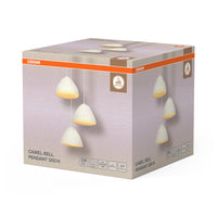 OSRAM DECOR Lampada a sospensione a 3 fiamme Decor Camel Bell bianca, E14