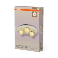 OSRAM DECOR Plafoniera Nido di Gesso 3xG9 Bianco