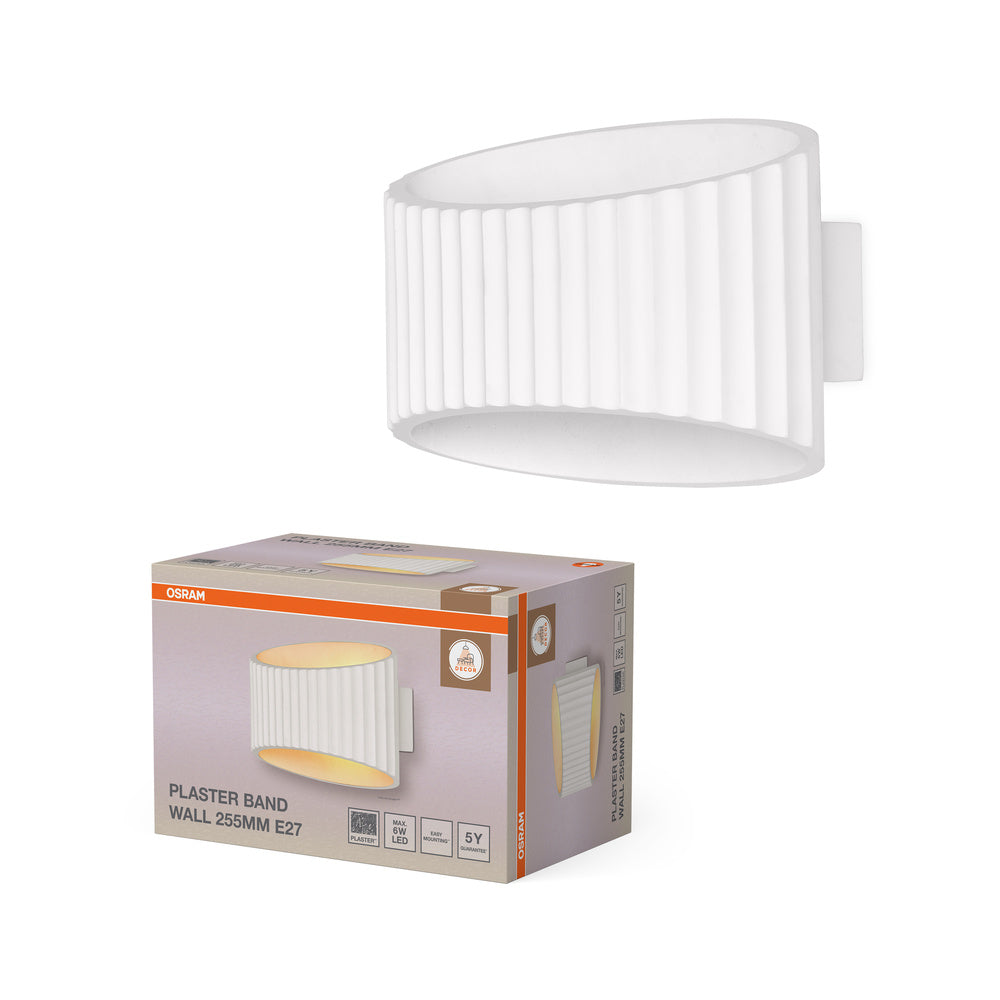 OSRAM DECOR fascia in gesso lampada da parete 255 1xE27