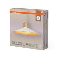 OSRAM DECOR Plaster Wood Gips lampada a sospensione, E27, 320 mm