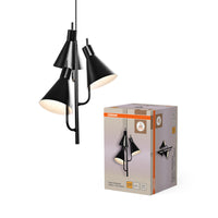 OSRAM DECOR Tokio lampada a sospensione, nero, 14W, 1260lm