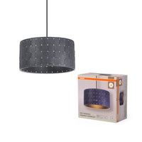 OSRAM DECOR Lampada a sospensione Decor Felt Weaving grigio, E27, 380 mm