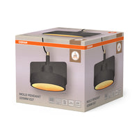 OSRAM DECOR Lampada a sospensione Mold 225MM 1xE27 Grigio scuro