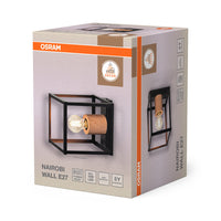 OSRAM DECOR Nairobi lampada da parete, nero, attacco E27