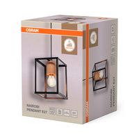 OSRAM DECOR Nairobi lampada a sospensione, nero, attacco E27