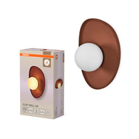 OSRAM DECOR Nido di Argilla Applique da Parete 1xG9 Marrone