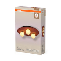 OSRAM DECOR Nido di Argilla Lampada da Soffitto 3xG9 Marrone