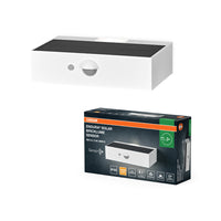 OSRAM ENDURA STYLE BRICKLUME Lampada da parete solare, 3W, bianca