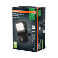 OSRAM LED Fluter, Leuchte für Außenanwendungen, Kaltweiß, Integrierter Tageslicht- und Bewegungssensor, Endura Flood Sensor