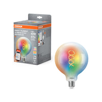 OSRAM Matter SMART+ Lampada LED CLASSIC Edison, RGB, vetro a filamento, 4,8W, 470lm, E27