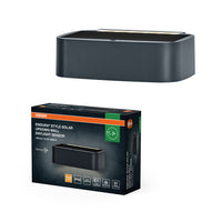 OSRAM ENDURA® STYLE SOLAR BRIGHT SENSORE DI LUCE DIURNA Lampada da parete con sensore di movimento IP65 Grigio scuro