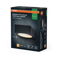 OSRAM ENDURA® STYLE SOLAR BRIGHT SENSORE LAMPADA DA PARETE con sensore di movimento IP54 D