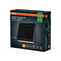 ENDURA STYLE SOLAR BRIGHT SENSOR lampada da parete Fin IP54 grigio scuro
