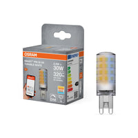 OSRAM Wifi SMART+ Lampada LED Tunable White (ex 30W) 3,5W / 2.700-6.500K Pin G9
