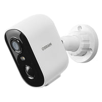 OSRAM SMART+ Wifi Telecamera di sorveglianza esterna solare bianca