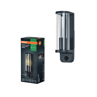 OSRAM ENDURA® CLASSIC TUBULAR lampada da parete con sensore E27 IP44 grigio scuro