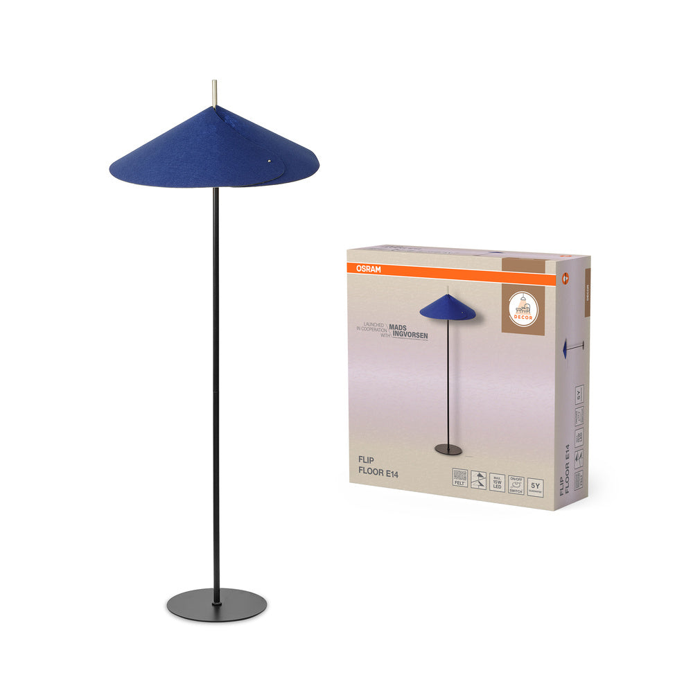 OSRAM Decor Flip Lampada da terra E14 Blu