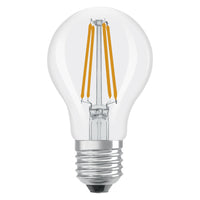 OSRAM Lampade LED Dimmerabili - forma classica a bulbo, sostituzione 60 Watt, E27, forma A, 2700 Kelvin, bianco caldo, vetro trasparente, confezione singola