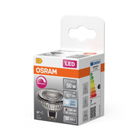 OSRAM Lampada LED LED SUPERSTAR MR16 12 V 6.8W 940 GU5.3, 621 lm, 4000 K, Bianco freddo