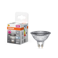 OSRAM Dimmbare MR16 LED Reflektorlampe mit GU5.3 Sockel, Kaltweiss (4000K), 4.9W, Ersatz für 35W-Reflektorlampe, LED SUPERSTAR MR16 12 V
