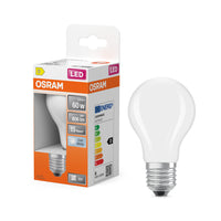 OSRAM Retrofit Classic A LED Lampada opaca (ex 60W) 6,5W / 4000K Bianco freddo E27