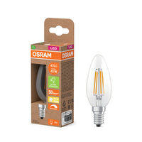 OSRAM SUPERSTAR+ CLASSIC B FIL 40 Lampadina LED, 2,9W, 470lm, Bianco caldo, E14