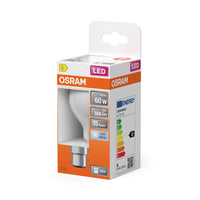 OSRAM Lampada LED Retrofit CLASSIC A 6.5W 840 Opalino B22d, 806 lm, 4000 K, Bianco freddo