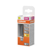 OSRAM Lampada LED Retrofit CLASSIC B 4W 827 Chiara B22d, 470 lm, 2700 K, Bianco caldo