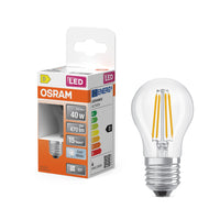 OSRAM Retrofit Classic P LED Lampadina (ex 40W) 4W / 4000K Bianco freddo E27