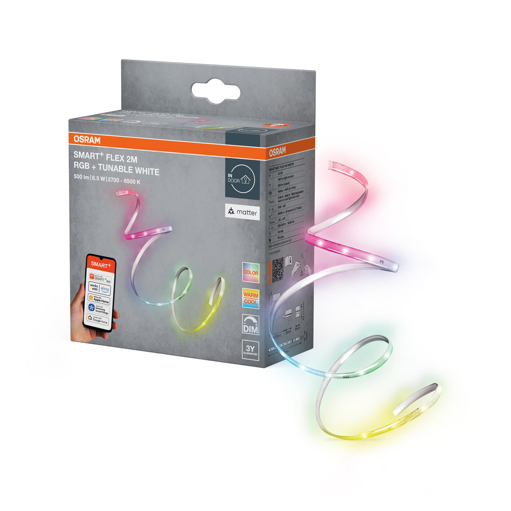 OSRAM Matter SMART+ FLEX striscia LED 2M RGB bianco regolabile