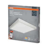 OSRAM Matter SMART+ ORBIS DOWNLIGHT LED Deckenleuchte 40x40cm Tunable Weiß 22W / 3000-6500K