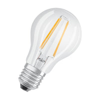 OSRAM Dimmbare LED - Lampen, klassische Kolbenform, 60 Watts Ersatz, E27, A-shape, 2700 Kelvin, Warm weiß, Klares Glas, single Pack