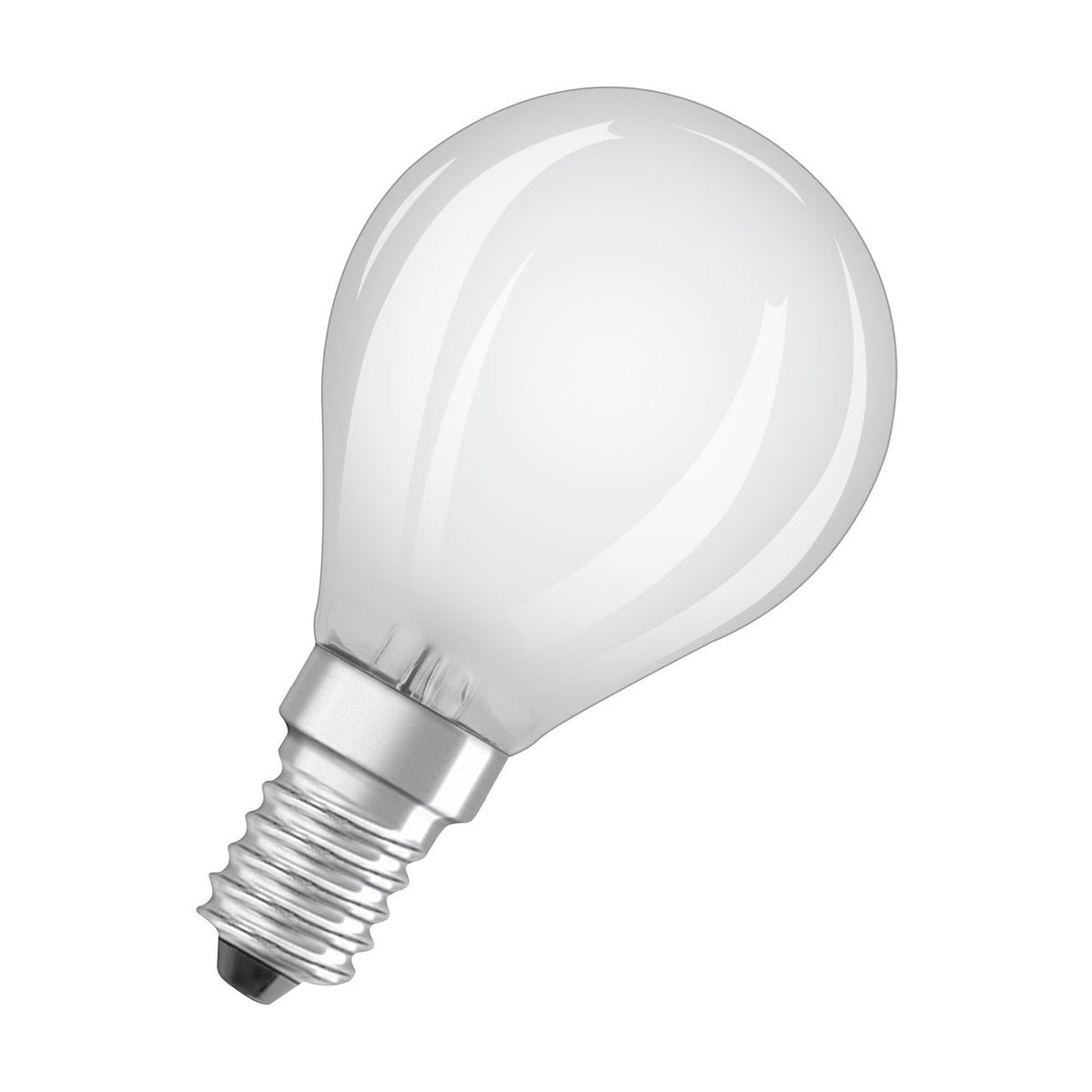 OSRAM LED-Lampen, klassische Miniballform, 40 Watts Ersatz, E14, P-shape, 2700 Kelvin, Warm weiß, Klares Glas, 2-er Pack