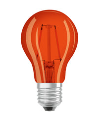 OSRAM LED Lampada LED STAR DÉCOR CLASSIC A 2.5W 515 Arancione E27, 160 lm, 1500 K, Arancione