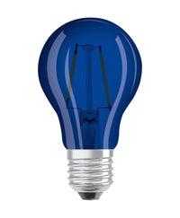 OSRAM LED Lampe LED STAR DÉCOR CLASSIC A 2.5W 190 Blue E27, 10 lm, 9000 K, Blau