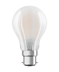 OSRAM LED Lampada LED BASE CLASSIC A Lampada LED 6.5W 827 Satinata B22d, 806 lm, 2700 K, Bianco caldo, Confezione da 3