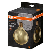 OSRAM Vintage 1906® GLOBE LED Lampada (ex 35W) 4W / 2400K Bianco caldo E27 Ottica oro