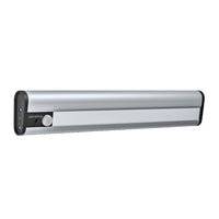 OSRAM LED Lampada a batteria, lampada per uso interno, sensore di movimento, sensore giorno-notte, bianco freddo, 300,0 mm x 50,0 mm x 22,0 mm, LED lineare mobile USB