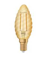 OSRAM VINTAGE 1906® LED Lampada LED CLASSIC B 2.5W 824 Oro E14 Forma BW, 220 lm, 2400 K, Luce Comfort Calda