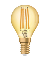 OSRAM VINTAGE 1906® LED Lampe LED CLASSIC P 4W 824 Gold E14, 410 lm, 2400 K, Warm Comfort Light