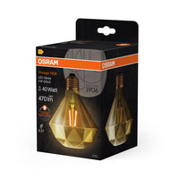 OSRAM VINTAGE 1906® Lampada LED LED SPECIAL Shapes 4W 824 Oro E27, 470 lm, 2400 K, Luce Calda Comfort