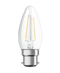 OSRAM LED Lampada LED Retrofit CLASSIC B 2.5W 827 Chiara B22d, 250 lm, 2700 K, Warmweiß