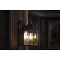 LEDVANCE Lampada da esterno LED a parete, E27, ENDURA® CLASSIC LANTERN QUARE M / 220…240 V, Materiale: Alluminio, IP23