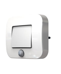 OSRAM LED luce notturna, lampada per uso interno, bianco caldo, sensore di movimento integrato, sensore Hall Lunetta