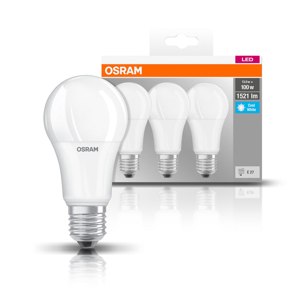 OSRAM LED Base Lampada LED opaca (ex 100W) 13W / 4000K bianco freddo E –  shop LEDVANCE Italia