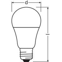 Lampada LED OSRAM SUPERSTAR+ CLASSIC A 40 FR, 4,9W, 470lm