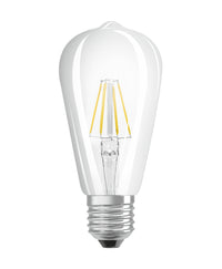 OSRAM LED Lampe LED Retrofit CLASSIC ST 4W 827 Clear E27, 470 lm, 2700 K, Warmweiß