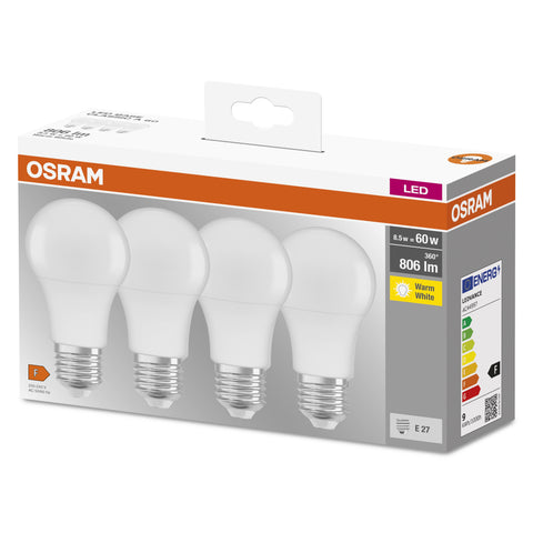 OSRAM LED BASE CL A FR 60 non-dim 9W/827 E27