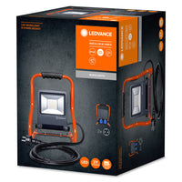 LEDVANCE WORKLIGHTS R-STAND Faretto da cantiere, Multipresa, (GEN 2) 50W, 4500lm, 4000K