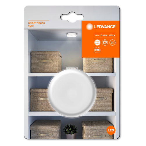 LEDVANCE DOT-it Touch 0,45 W 5 V Bianco freddo 4000 K